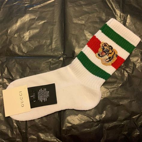 black and pink gucci socks|gucci tiger socks.